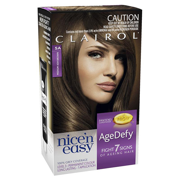 Clairol Nice N Easy Agedefy 5a Medium Ash Brown