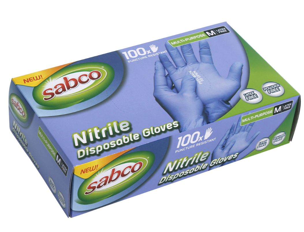 100 medium nitrile gloves