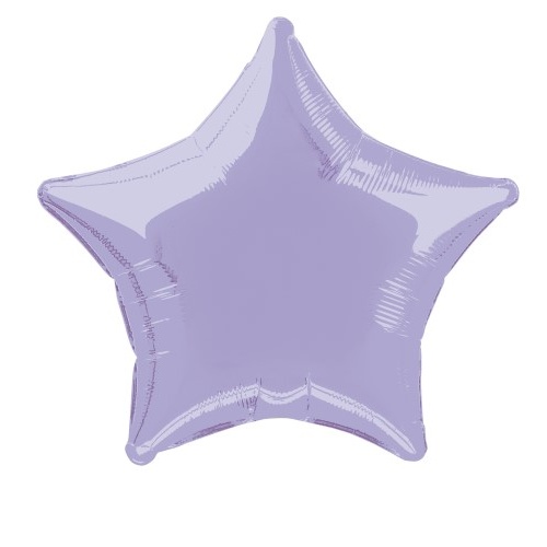 Lavender Star 50cm (20") Foil Balloon Packaged