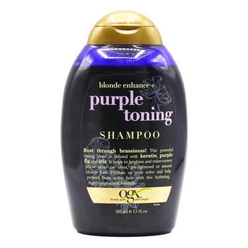 OGX Blonde Enhance + Purple Toning Shampoo 385ml