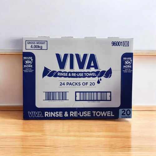 VIVA Paper Towel Rinse & Re-Use Paper Towel 480 Count ( 12 x 40PK ) CTN