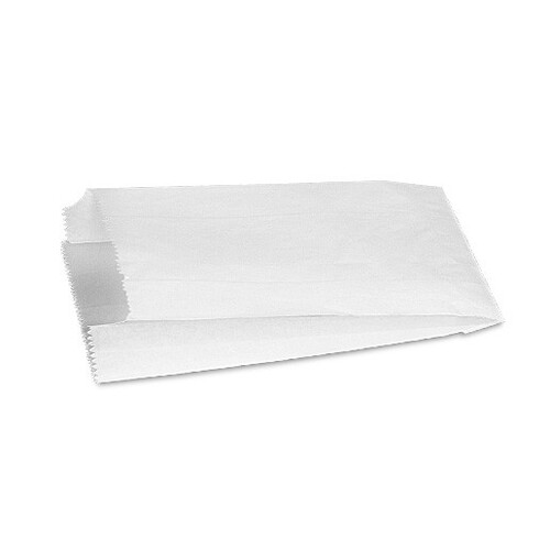 S.Bread White Paper Bag 380x152x89mm 500PCS - SBR