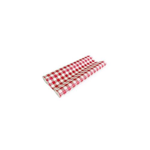 Greaseproof Paper Gingham Red Half 190 x 150mm – 400/ream