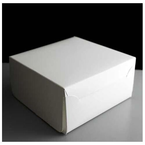 10 x Cake Box White 10x10x2.5 INCH