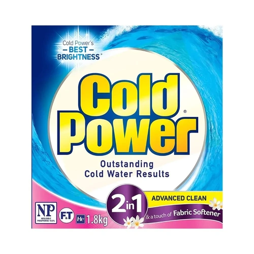 Cold Power 2 in 1 Advanced Clean Fabric Softener 10.8kg (6 x 1.8kg)