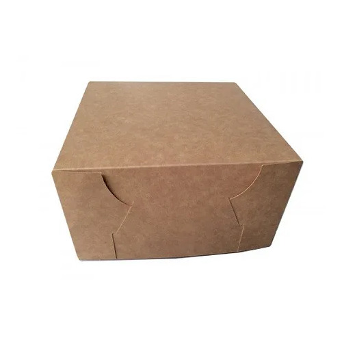 100 x Cake Box Kraft 12x12x4 500Ums