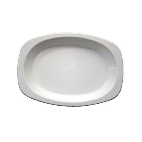 EP Oval Plastic Plates 7" X 9" 180mm x 230mm 500/CTN