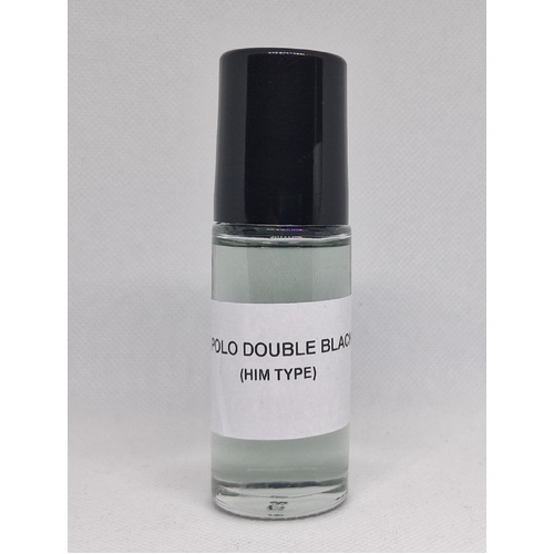 Type Perfume Oil Of (Ralph Lauren Polo Double Black) 30ml Roll-on Women (RARE)