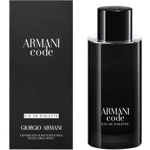 Giorgio Armani Armani Code Pour Homme REFILLABLE 125ml EDT Spray Men (notes: citrus leather anis)