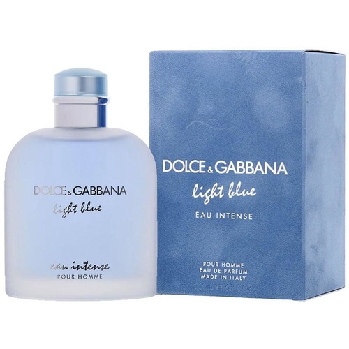 Dolce & Gabbana Light Blue Eau Intense Pour Homme 200ml EDP Spray Men (notes: citrus aromatic marine)