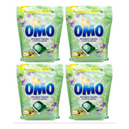 Omo Pk42 Detergent Capsules White Orchid And Mint 4 pieces Carton