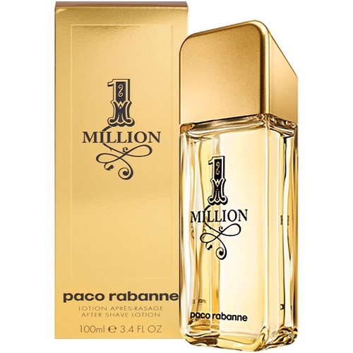 Paco Rabanne 1 Million 100ml After Shave Lotion (notes: warm spicy cinnamon citrus)