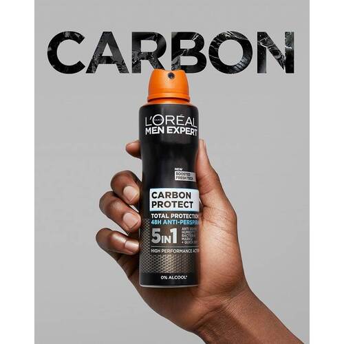 L'Oreal Men Expert Carbon Protect Total Protection 48H Anti-Perspirant 5 in 1 250ml