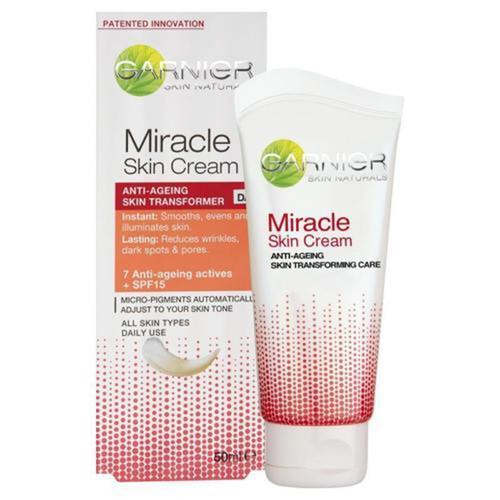 Garnier Skin Naturals Miracle Skin Cream Anti-Ageing Skin Transformer 50ml
