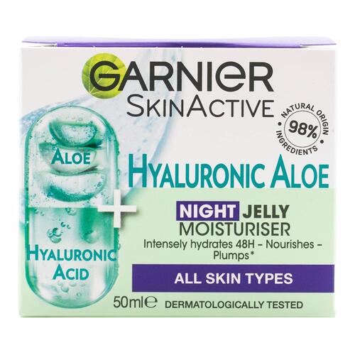 Garnier Skin Active Hyaluronic Aloe Hydrating Night Jelly Moisturiser 50ml