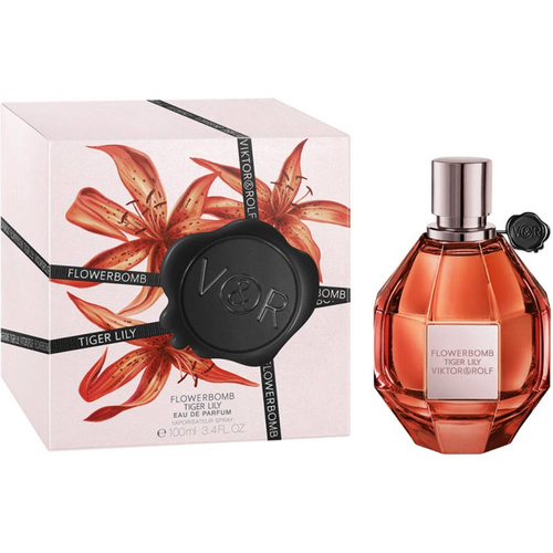 Viktor & Rolf Flowerbomb Tiger Lily 100ml EDP Spray Women (notes: tropical white floral coconut)