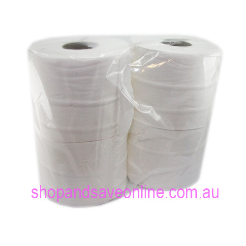 Commerical Plain White Toilet Tissues 2PLY 700 Sheets 4 Rolls