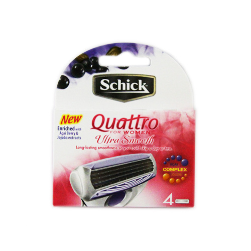 Schick Quattro Women Ultra Smooth Cartridges 4pk