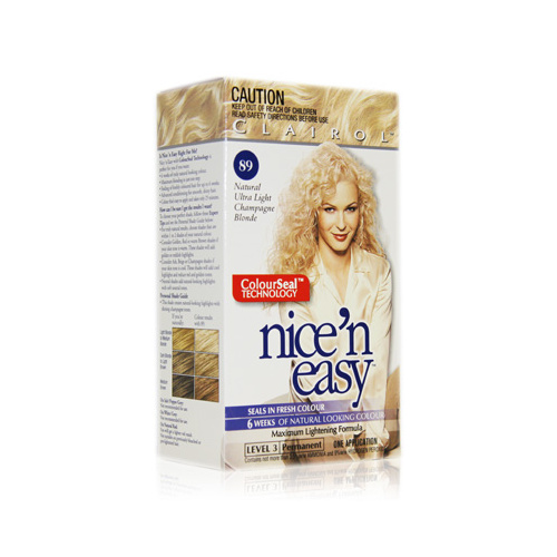 Clairol Nice 'N Easy 89 Natural Ultra Light Champagne Blonde
