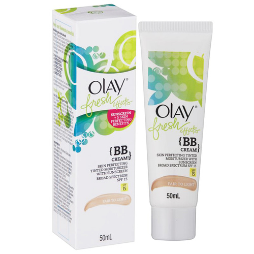 Olay Fresh Effects BB Cream With Sunscreen SPF15 Fair To Light 50ml