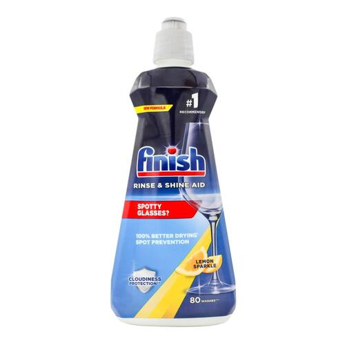  Finish Rinse Aid Shinier & Drier Dishes Lemon 400ml