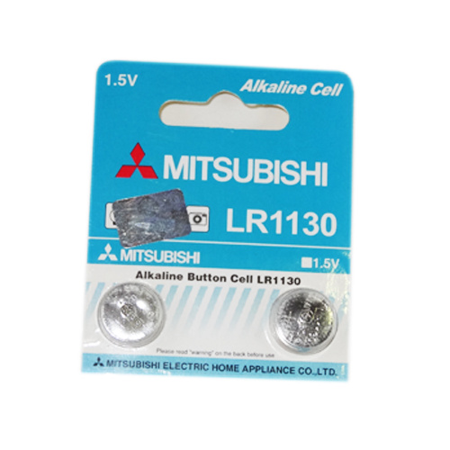 Mitsubishi Alkaline Button Cell Size LR1130 1.5V 2pcs