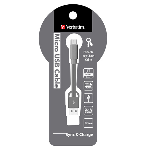 Verbatim Micro USB Cable 8.5cm