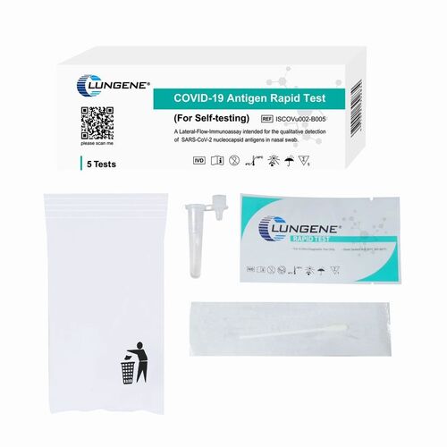 LUNGENE COVID-19 Rapid Antigen Self Test Kit (5/bx)