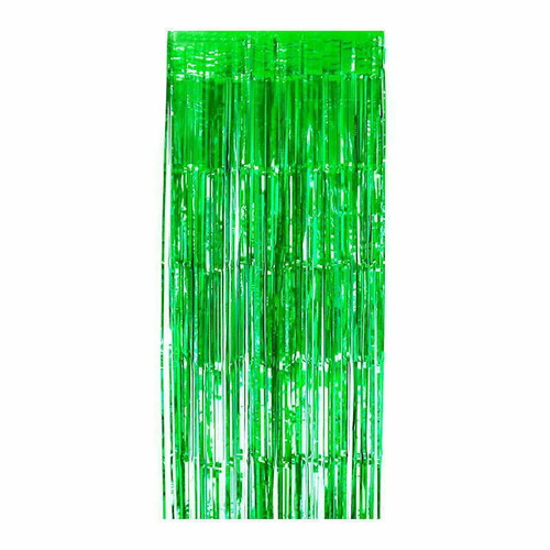 Metallic Green Foil Party Door Curtain 100x200cm