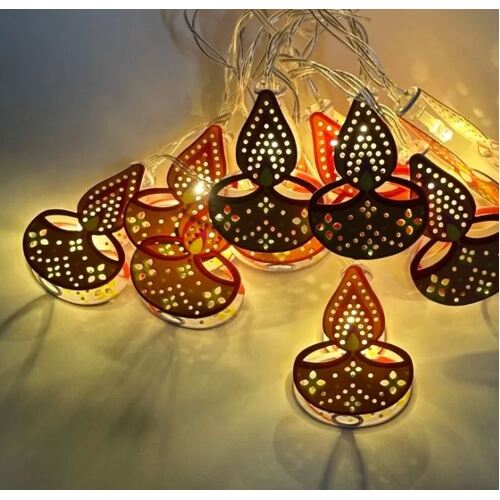 Diwali LED Light String – Diya 1.65m 