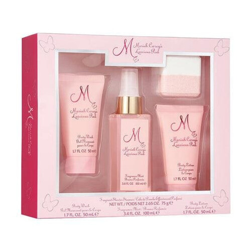 Mariah Carey Luscious Pink 4pcs Gift Set 100ml MIST Spray Women