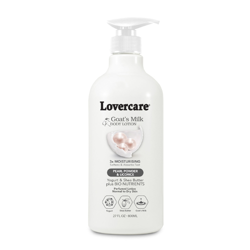 Lover's Care Goat's Milk Body Lotion Licorice & Pearl Powder 800ml ( New Packaging )