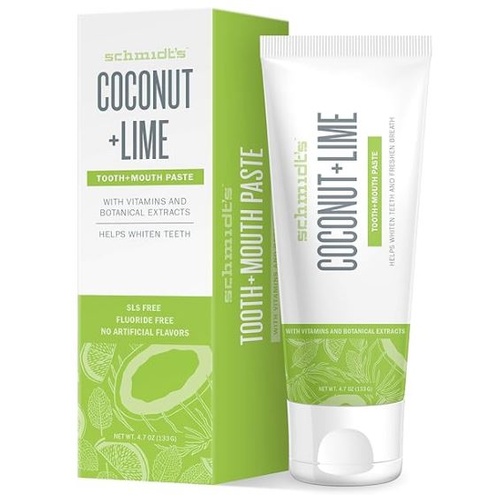 Schmidt's Coconut +Lime Tooth+ Mouth Paste 4.7oz