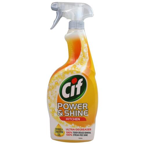 Cif Power & Shine Kitchen Spray Orange & Tangereine Oil 700ml