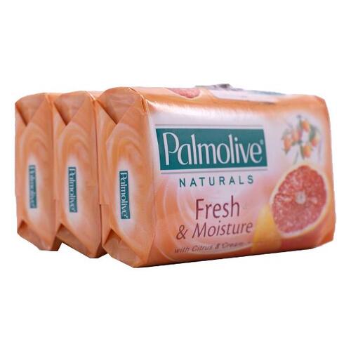 Palmolive Citrus & Cream Soap Bar 3x 80g Pack