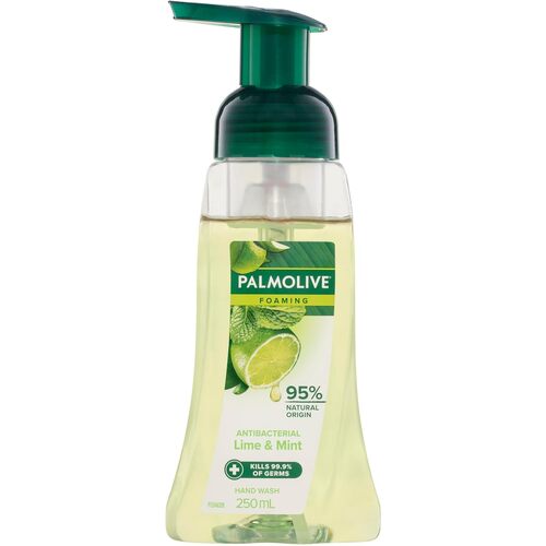 Palmolive Foaming Antibacterial Liquid Hand Wash Soap Lime and Mint Pump 250ml