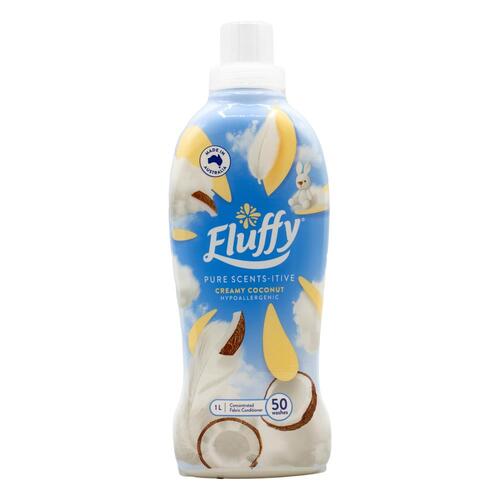 Fluffy Pure Scents Fabric Softener Creamy Coconut 1L