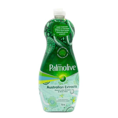 Palmolive 750ml Concentrated Dishwashing Liquid Australian Extracts Desert Lime Extract And River Mint