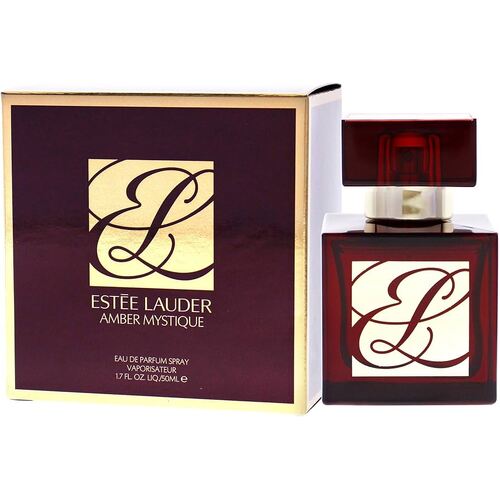 Estee Lauder Amber Mystique 50ml EDP Spray Women (notes: amber rose fruity)