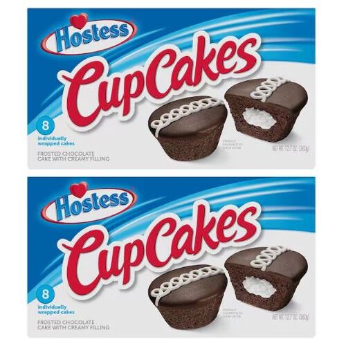 2 x Hostees Choc Cupcakes 360g 8PK