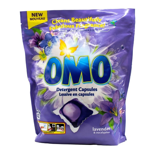 Omo Pk42 Detergent Capsules Lavender And Eucalyptus