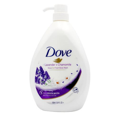 Dove Go Fresh Lavender & Chamomile Body Wash with Relaxing Floral Scent 1L