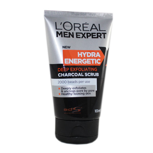 L'Oreal Men Expert Hydra Energetic Deep Exfoliating Charcoal Scrub 100ml