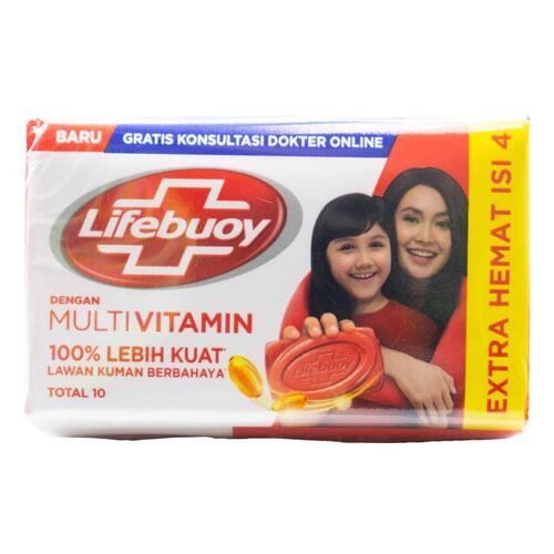 Lifebuoy Multivitamin Soap Bars 60g 4pk