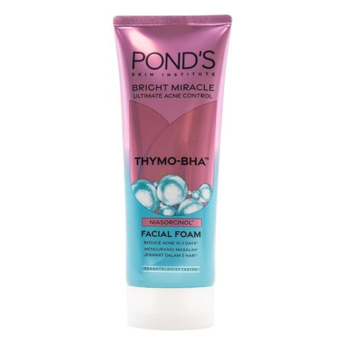 Ponds Facial Foam Bright Miracle Ultimate Acne Control 100g