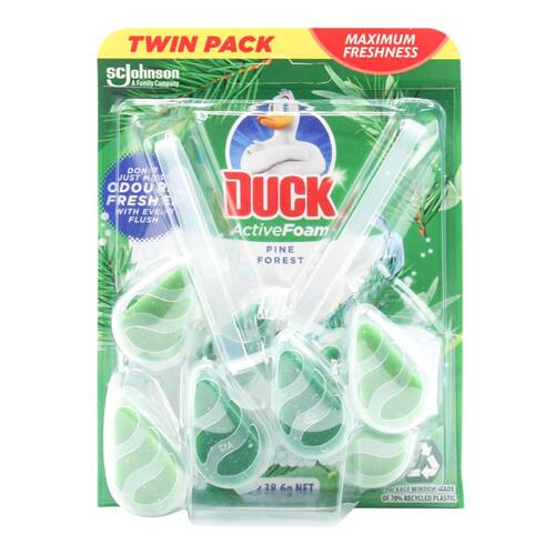 Duck Toilet Cage Active Foam Pine Forest 2 x 38.6g