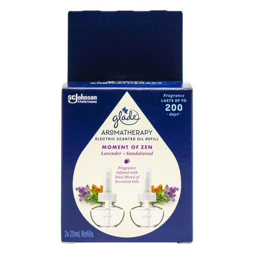 Glade Aromatherapy Electric Scented Oil Refill Lavender & Sandalwood 2PK