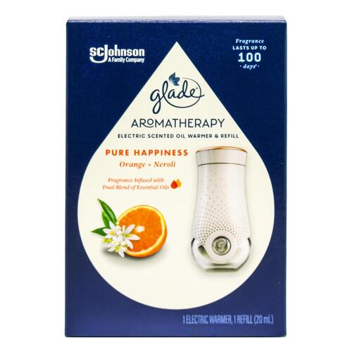 Glade Aromatherapy Electric Scented Oil Warmer Orange & Neroli 20ml