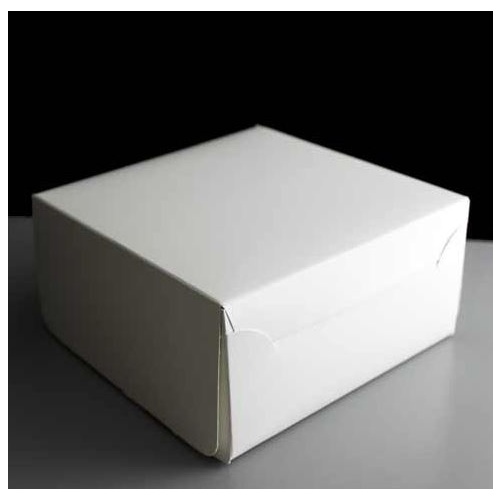 10 x Cake Box white 10 x 10 x 4  No window  - 500Ums