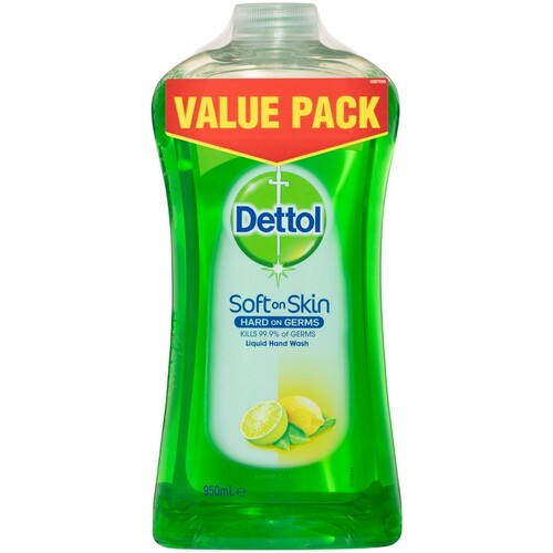 Dettol Anti-Bacterial Hand Wash Refresh Refill 950ml 3pk